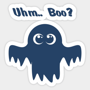 Scary ghots. BOOOO Sticker